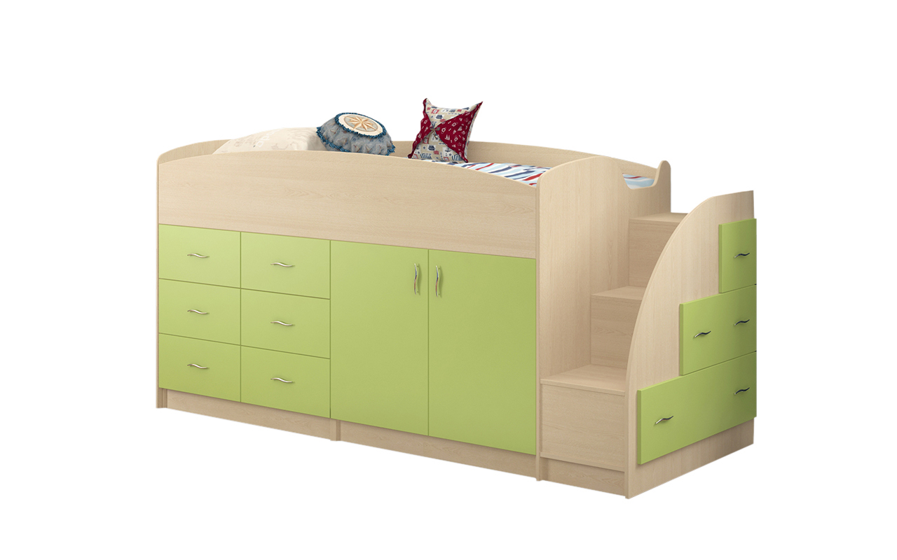 фото: Детская Кровать Формула Мебели Дюймовочка-4 90x200 см